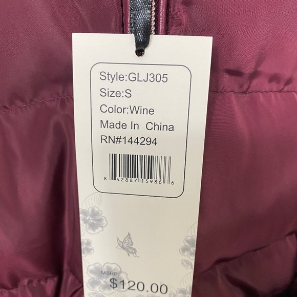 Han Ton Womens Sherpa Lined Coat Sz S - Picture 3 of 4